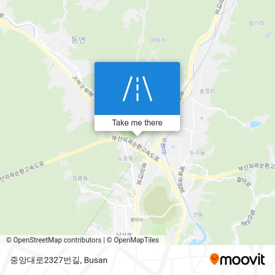 중앙대로2327번길 map