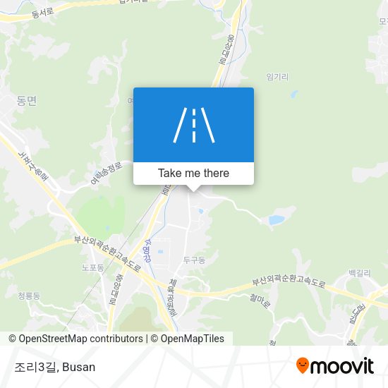 조리3길 map