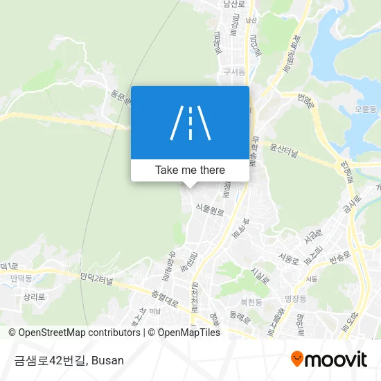 금샘로42번길 map