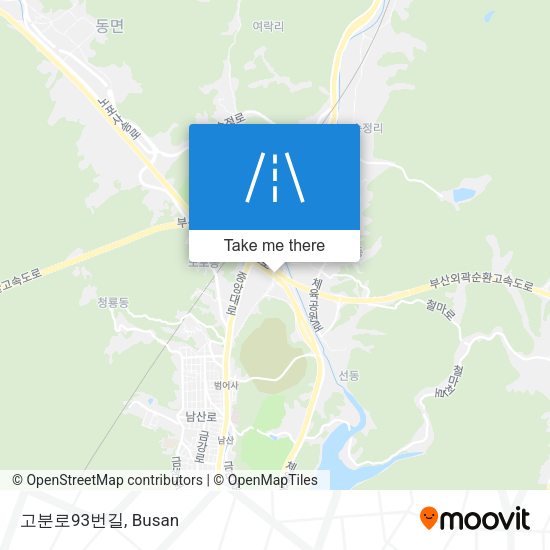 고분로93번길 map