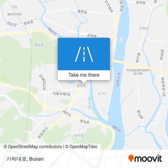 가락대로 map