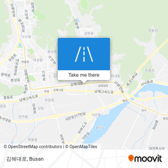 김해대로 map