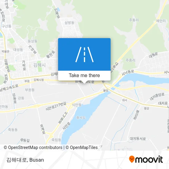 김해대로 map