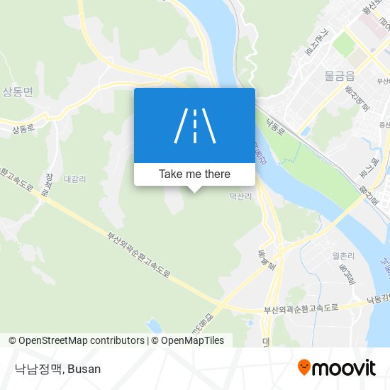 낙남정맥 map