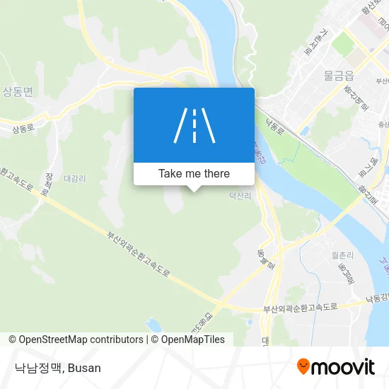 낙남정맥 map