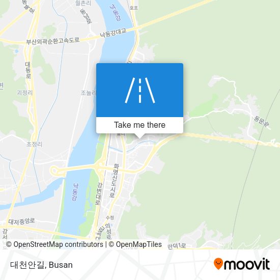 대천안길 map