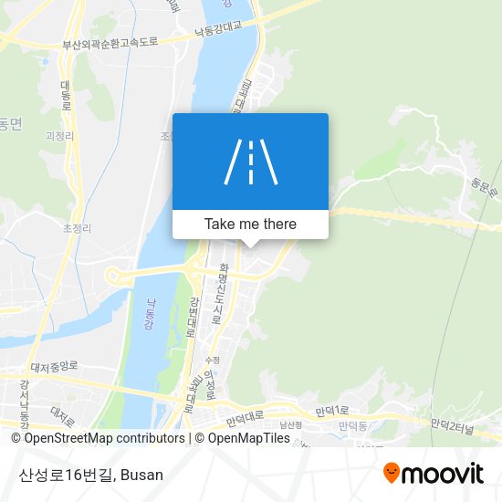 산성로16번길 map