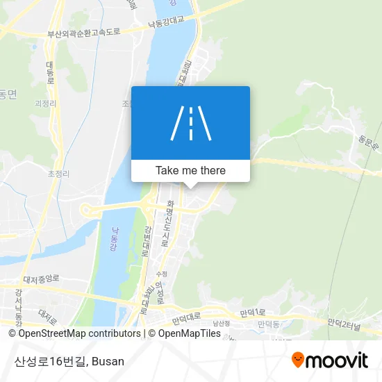 산성로16번길 map
