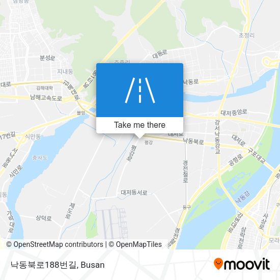 낙동북로188번길 map