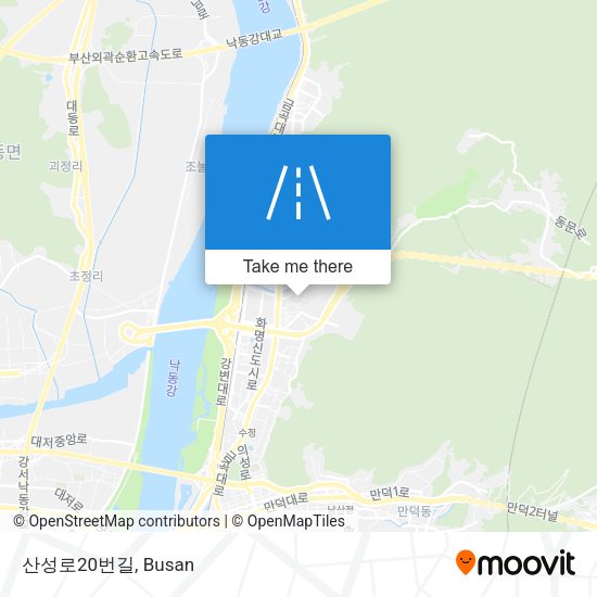 산성로20번길 map