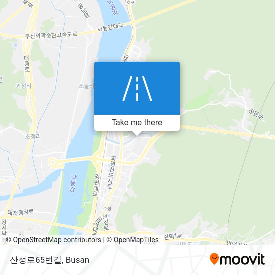 산성로65번길 map