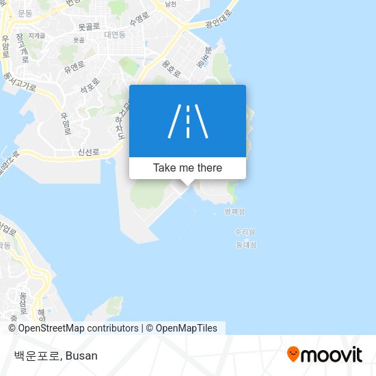 백운포로 map