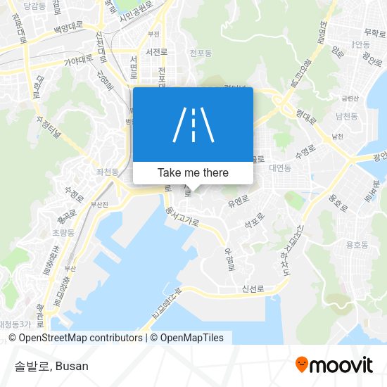 솔밭로 map