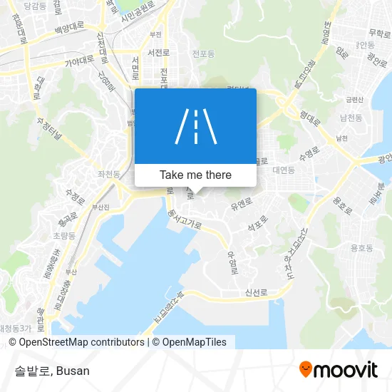 솔밭로 map
