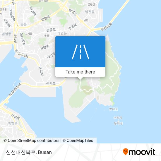 신선대산복로 map