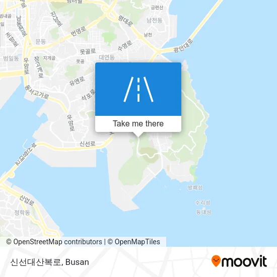 신선대산복로 map
