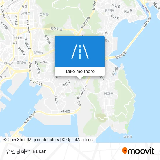 유엔평화로 map
