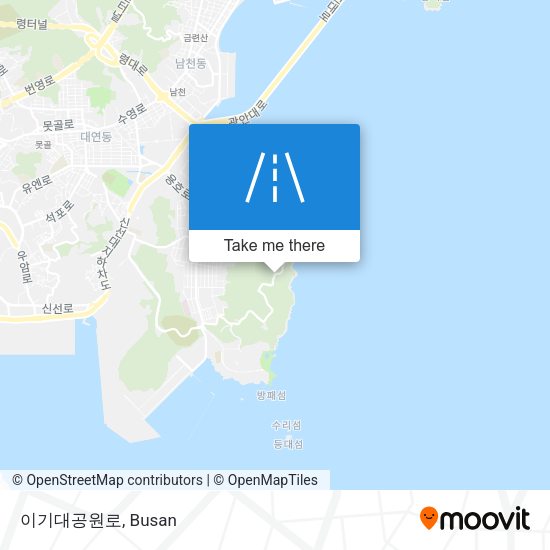 이기대공원로 map