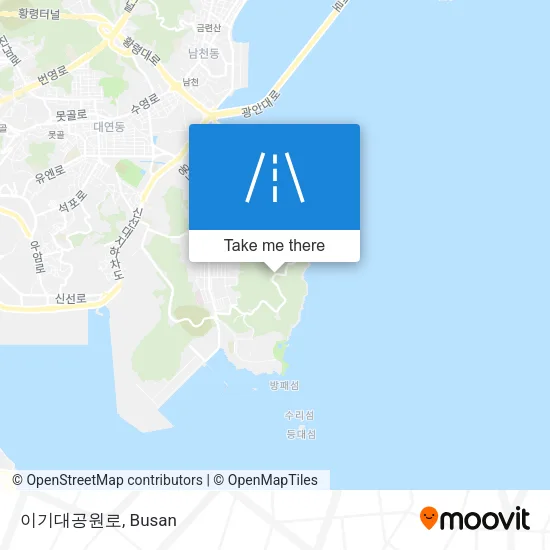 이기대공원로 map