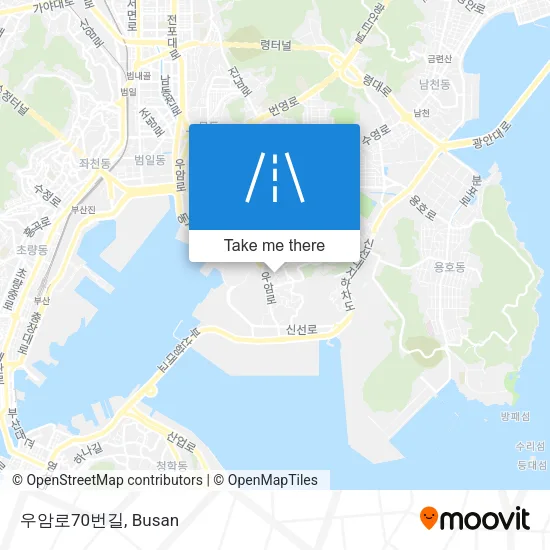 우암로70번길 map