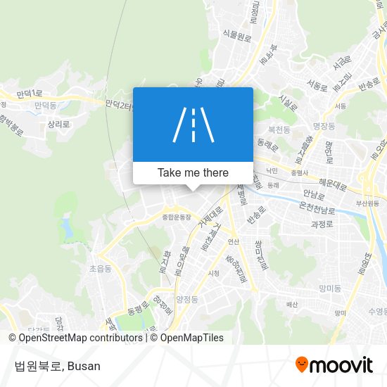 법원북로 map