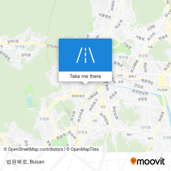 법원북로 map