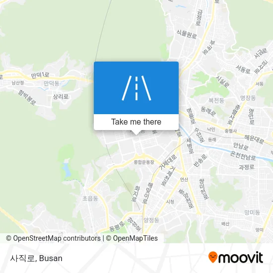사직로 map