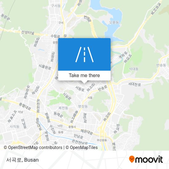 서곡로 map