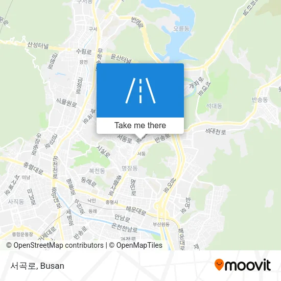 서곡로 map