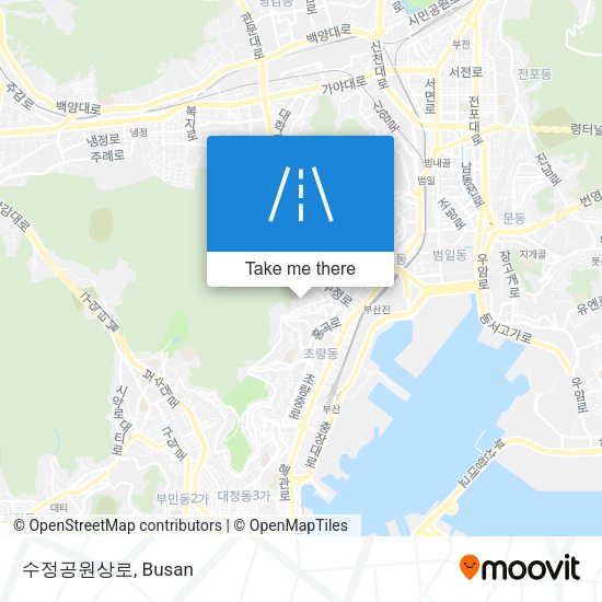 수정공원상로 map