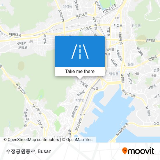 수정공원중로 map