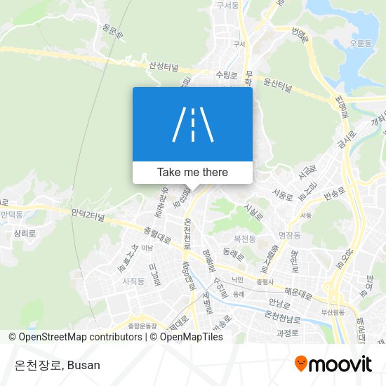 온천장로 map