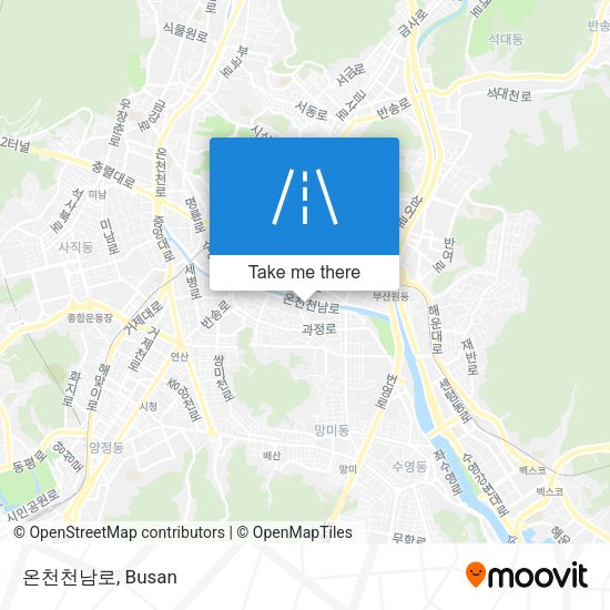 온천천남로 map