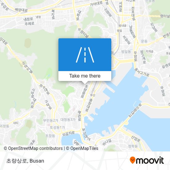 초량상로 map