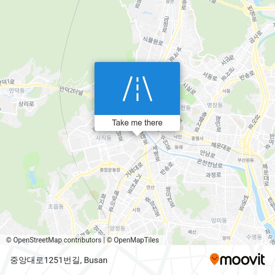 중앙대로1251번길 map