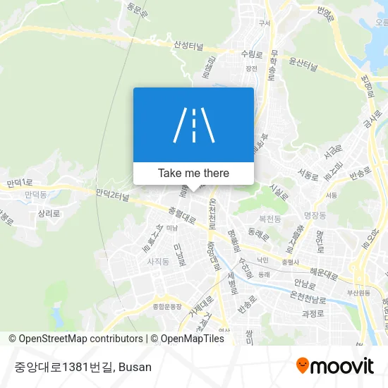 중앙대로1381번길 map