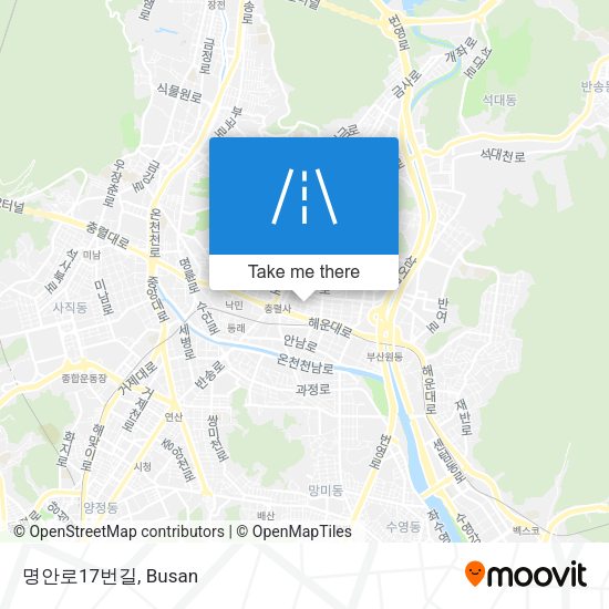 명안로17번길 map