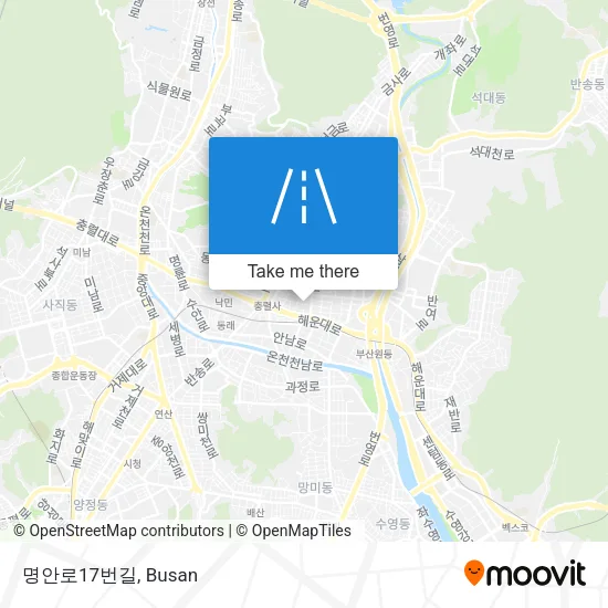 명안로17번길 map