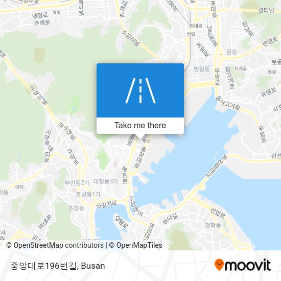 중앙대로196번길 map