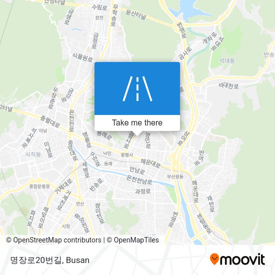 명장로20번길 map