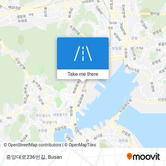중앙대로236번길 map