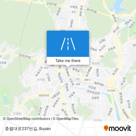 충렬대로237번길 map