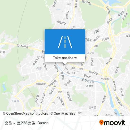 충렬대로238번길 map