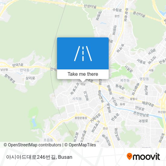 아시아드대로246번길 map