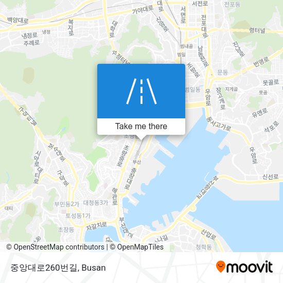 중앙대로260번길 map
