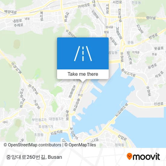 중앙대로260번길 map