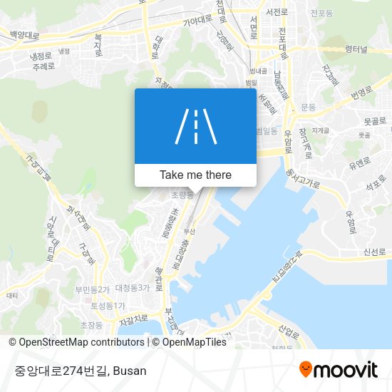 중앙대로274번길 map