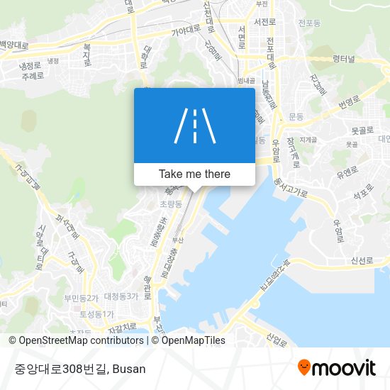 중앙대로308번길 map