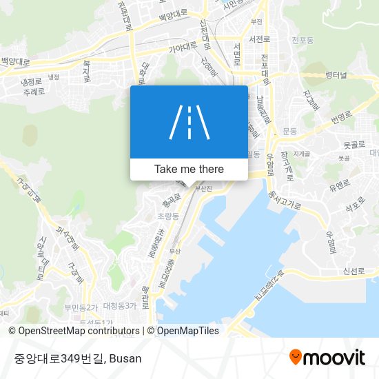 중앙대로349번길 map