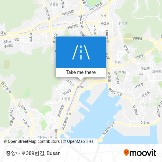 중앙대로389번길 map